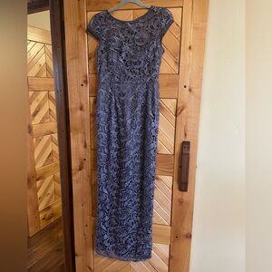 Deep purple Adrianna Papell maxi dress size 2